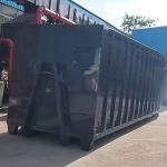 Carbon Steel Hook Lift Bin Industrial Roll On Roll Off Skip Outdoor Truck Scrap