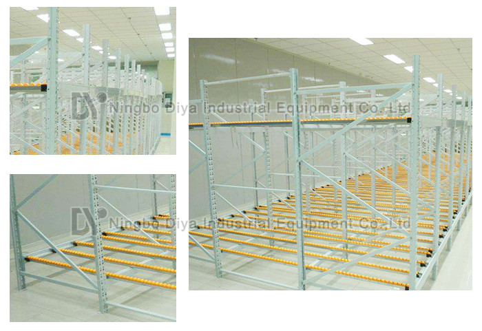 Rolling Fluent Stacking Rack System Shelf Storage Warehouse Rack For Display