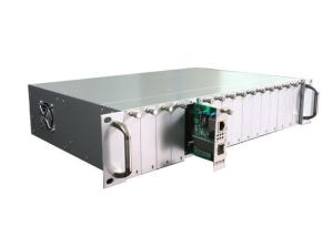 Quality 19'' 2U Rack Mount Fiber Optic Media Converter 16 Port Optical To Ethernet Converter wholesale