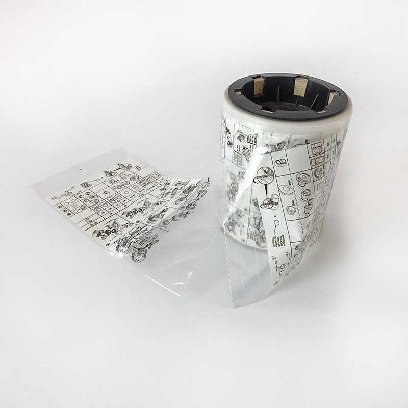 Auto Packaging LDPE Pre Opened Bags On Roll Custom logo Printing