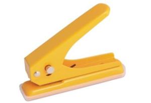 Quality 6mm Hole 18 Sheets Paper Available Yellow Color Metal One Hole Paper Punch wholesale