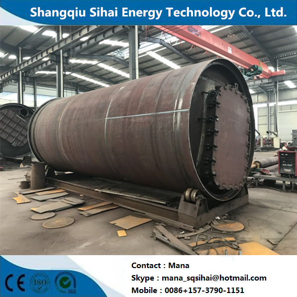 Waste Plastic Pyrolysis Machine with High Oil Output and User-friendly Control Panel