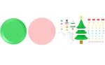 Silicone Rubber Christmas Tree Stacking Toy, Infant Kids Gift Color Recognition