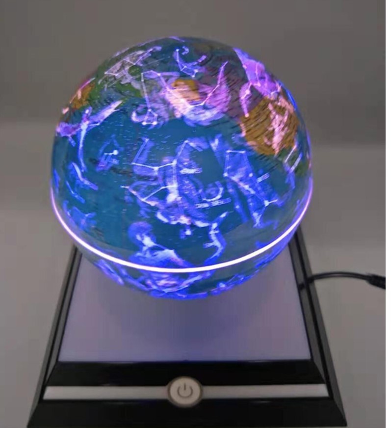 Magnetic levitation floating constellation globe world map 6inch