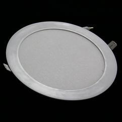 Quality led panel 18w round 180-245v ra.80 8 inch 50000hours 2 year warranty aluminum base 900 lumen recess 185mm cutting size wholesale