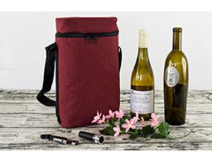 Quality Oxford insulated cooler box wine bottle box for two wines wholesale