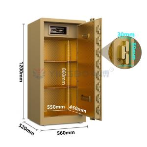 Quality 95kg Solid Steel Smart Safe Box For Home Security YB/RS-120 Gold wholesale