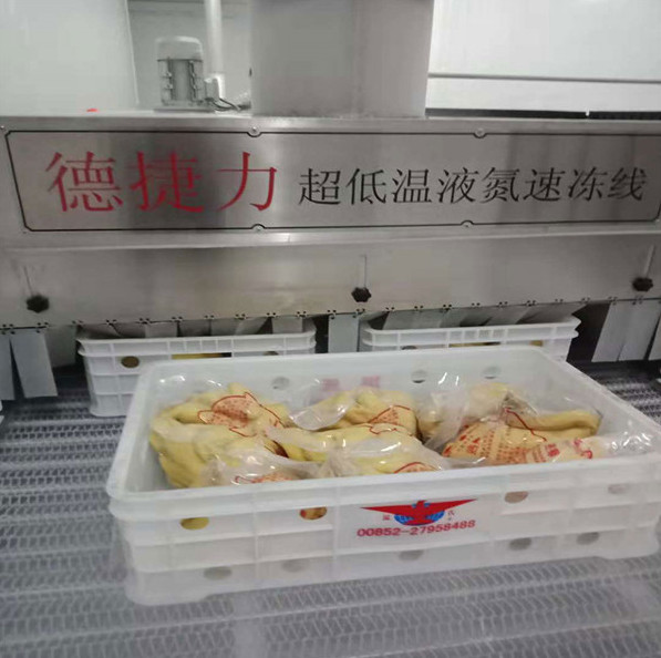 Ss304 Ultra Low Liquid Nitrogen Chest Freezer 2800kg/H 4600kg