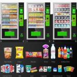 Intelligent 15.6" Screen Bills Combo Vending Machine