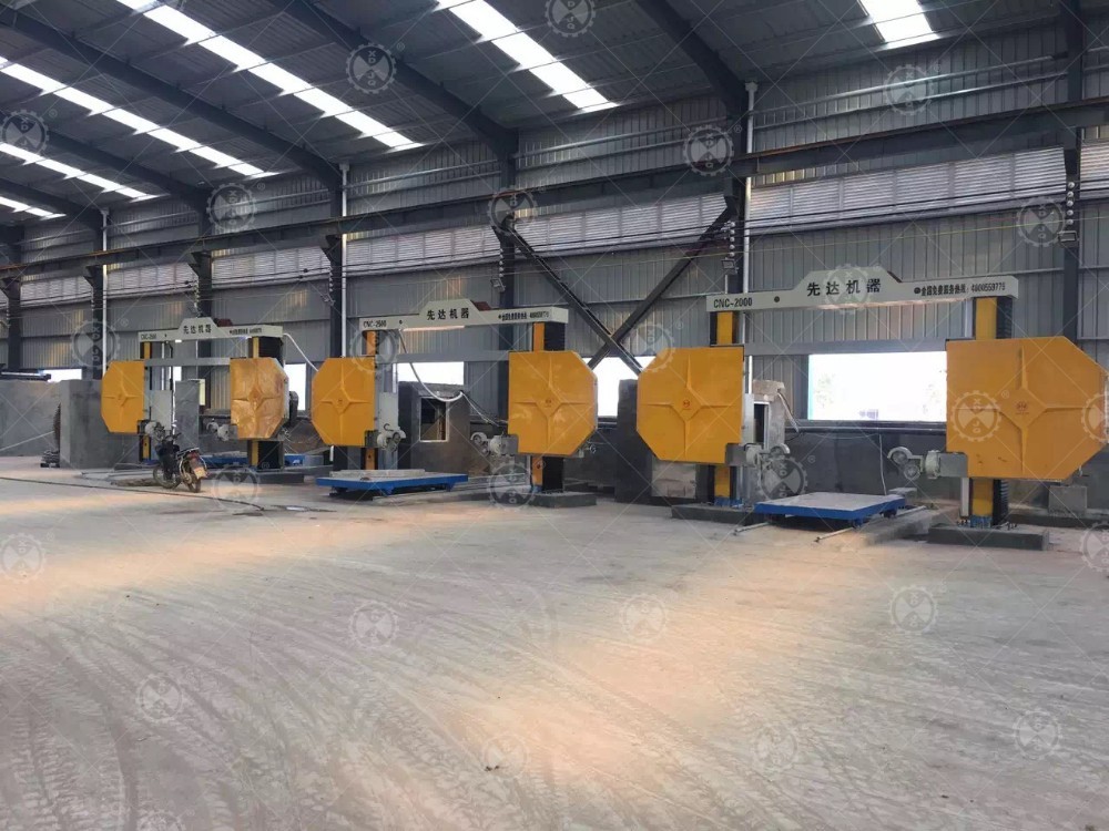 CNC Single Diamond Wire Saw Stone Machine For Special Shapes