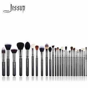 Quality Jessup 27pcs Professional Makeup Brush Kit Copper Ferrule Synthetic Hair wholesale