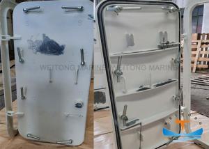 Quality Steel Q235 Marine Watertight Doors Anti Pirate Lock For Sea Going Vessel wholesale