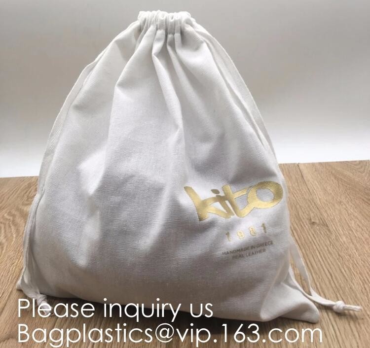 Natural Beige Thick Canvas Drawstring Pouches Produce Bags Muslin Bags Gift Bags Sacks Sachet Bags for Jewelry Candy Fav