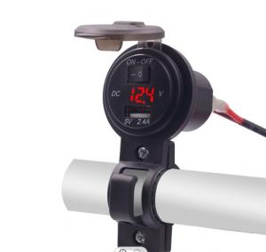 Quality 12-24V Usb Motorcycle Phone Charger , Android Motorcycle Usb Adapter wholesale