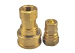 ISO7241B 0.75 Inch Hydraulic Brass Quick Coupler