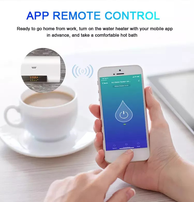Tuya Smart Wifi Water Heater Switch US Standard 20A Wireless Remote Control
