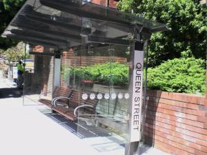 Quality Tempered Glass Wall Panels , Bent Tempered Glass For Public Bus Stop wholesale