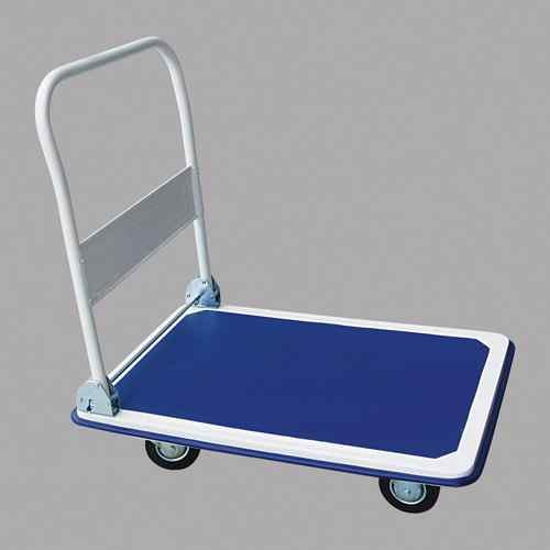 hand trolley, hand truck of warehouse 4" / 5" Castor Fold Flat Cart Logistics Trolley Customizable 1015 X 590 X 1035 mm