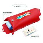 Embossed Fancy Hot Stamping PU Leather Tissue Box For Car