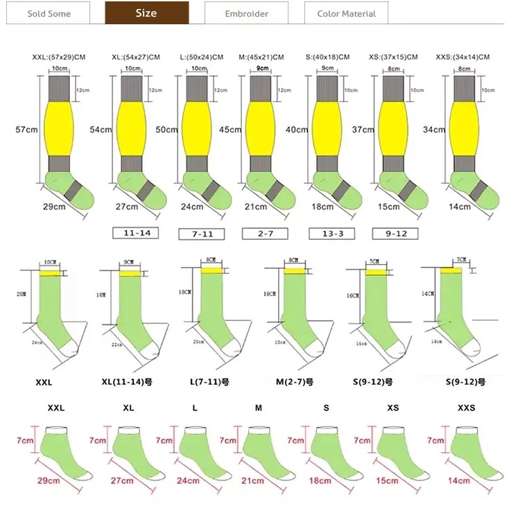 2023 Men's Striped Long Socks for Soccer and Baseball Spandex Polyester Cotton Blend