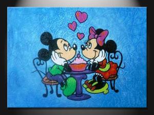 Quality ETH119 Amazing Cartoon Decorative Paint Handmade Oil Painting for Apartment wholesale