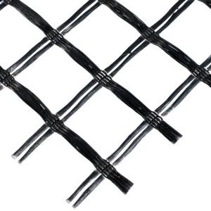 Quality Road Construction Fiberglass Geogrid With 0.2mm-4mm Thickness wholesale