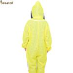 3 Layer Yellow Beekeeping Outfits Ventilated Apicultura Beekeeping Suit