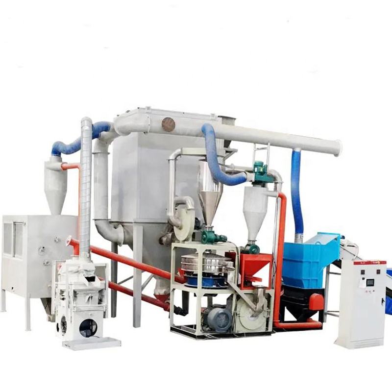 High Capacity Waste Glass Seal Strip Recycling Machine for Recycling Plant Line