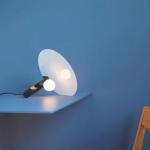Acrylic round table light bedroom living room decorative light nordic simple