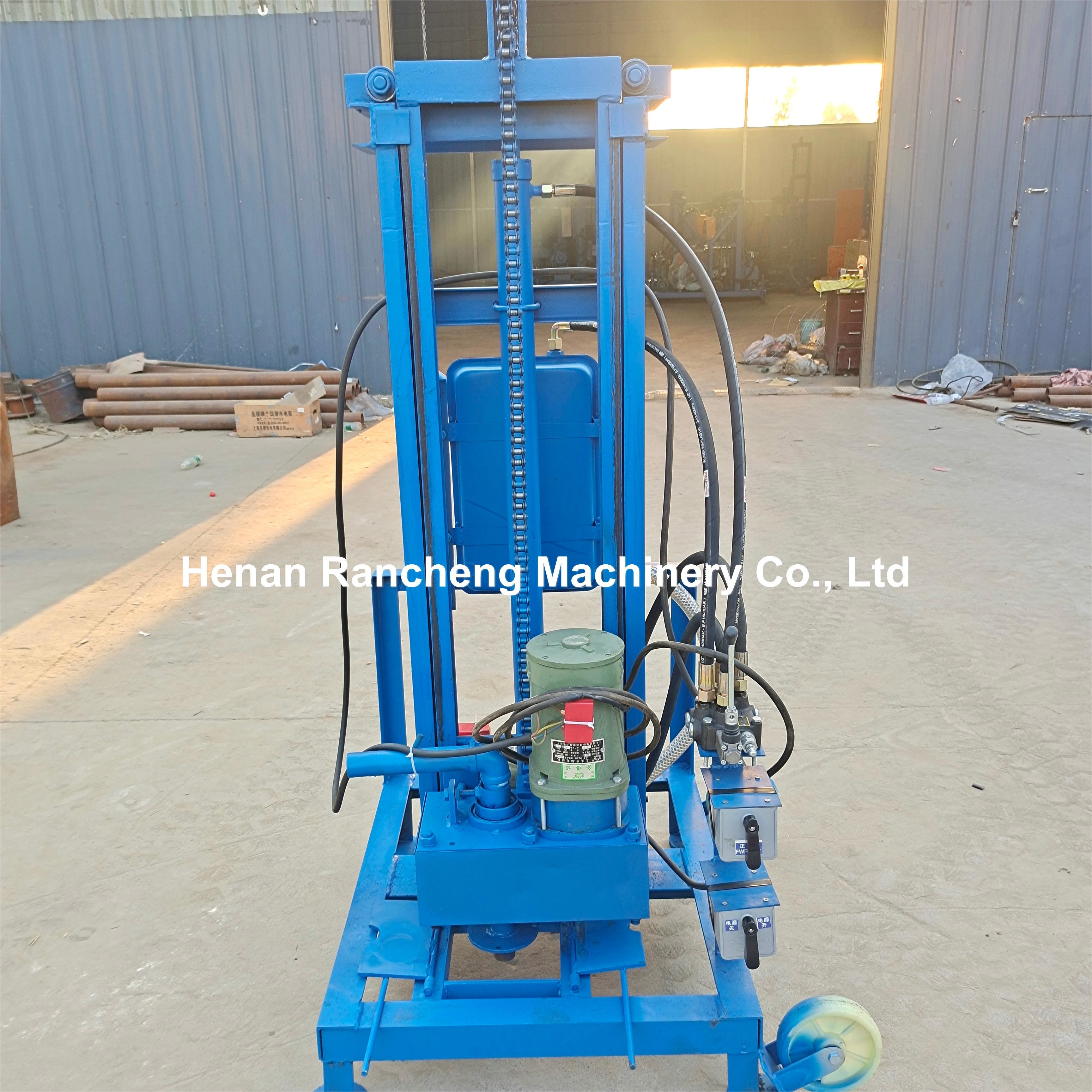 60V 1500W Portable Water Well Drilling Rig Machine 100m Depth 100 - 300mm Dia