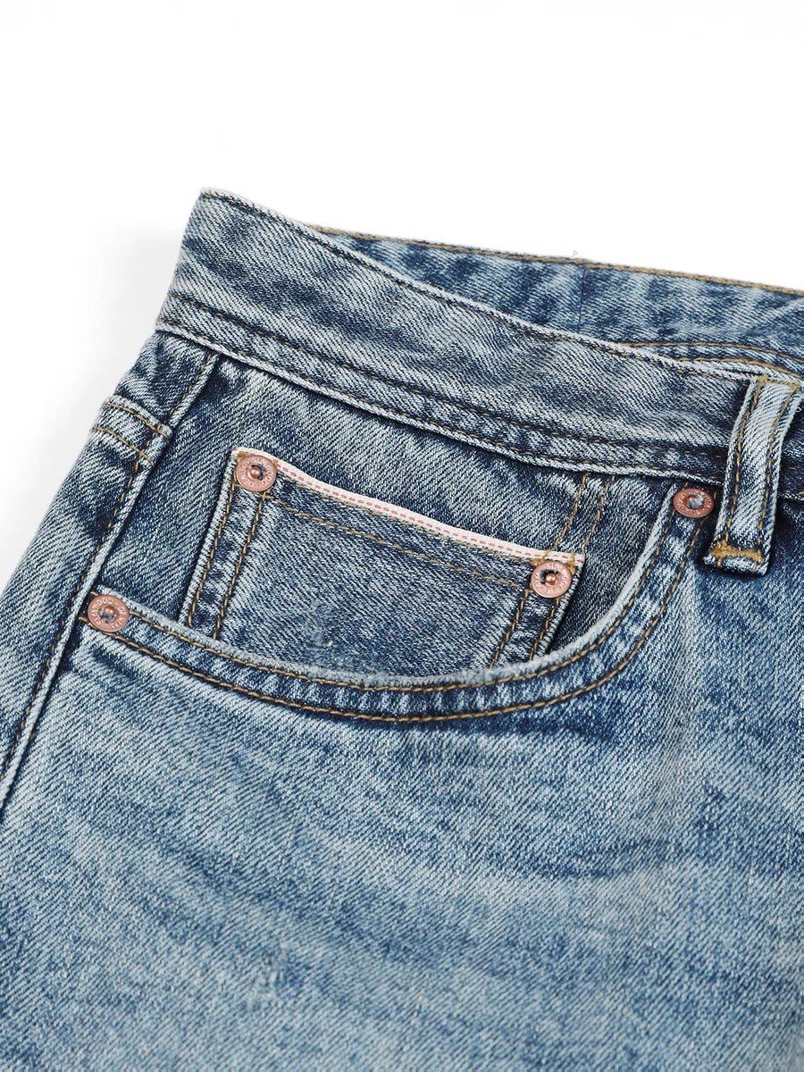 160cm Weave Rayon Cotton Twill Denim Fabric With Slub Dark indigo