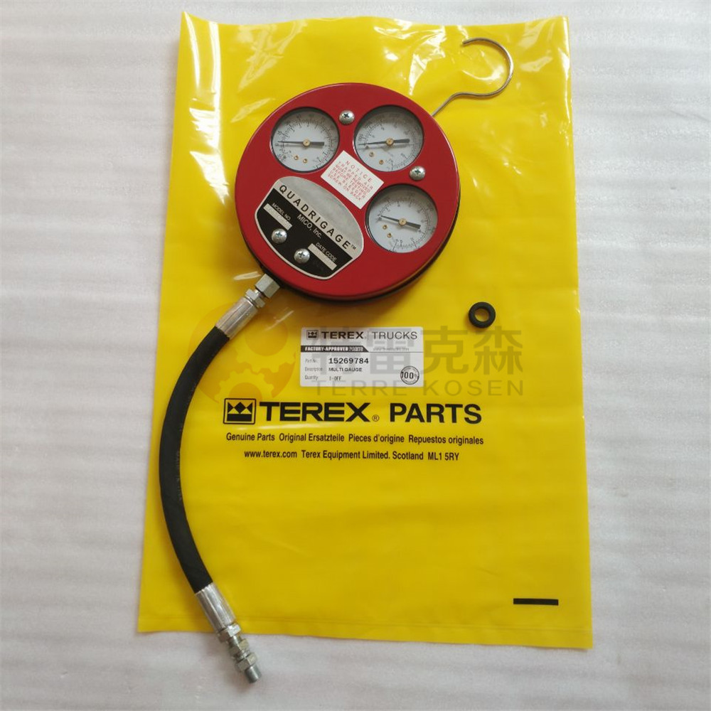 TEREX 15269784 PRESSURE GAUGE for terex tr50 truck parts tr100 parts