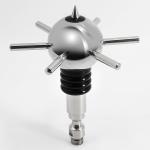 Silver Outdoor Lightning Air Termination Rod SUS304 Corrosion Resistance