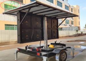 Quality Customizing outdoor movable LED trailer sign LED display anti-collision for commercial advertisement wholesale