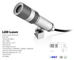 5W LED Lawn light CREE LED Chip outdoor lighting IP67 DC12-24V for Garden,