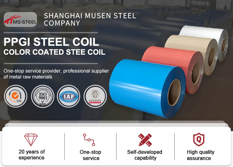 Ppgl Roofing Sheet PPGI Steel Coil 0.75x1219mm Electro Pre Coated Aluminium Sheet