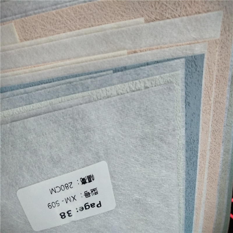 Modern Self Adhesive 3D Cloth Wall Paper Soft PVC Waterproof Fabric Wallpaper For Walls
