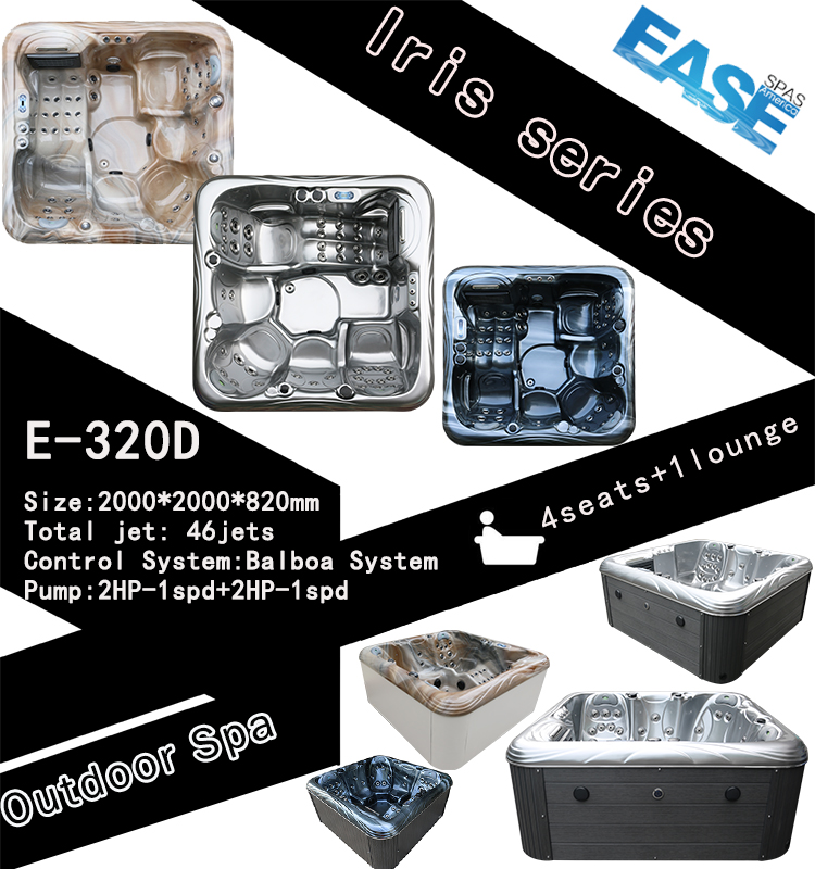 5 People Massage Hot Tubs Indoor Outdoor Bathtubs For Spa Parts