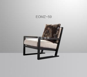 Quality Wooden Frame Fabric Upholstered Arm Modern Leisure Chair wholesale