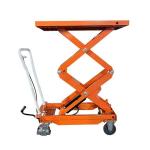 800kg Manual Hydraulic Scissor Lift Double Scissor Max Height 1410mm