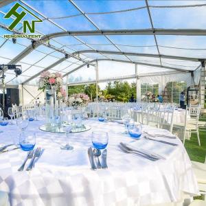 Quality 60m Arcum Roof Outdoor Event Tents Hot DIP Galvanized 100 Person Wedding Tent wholesale