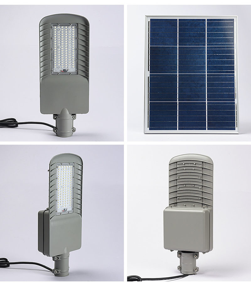 Remote Control Solar Powered Garden Street Light LED Dusk to Dawn Sensor