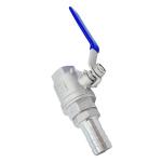 1000wog 304 316 Stainless Steel 2PC Ball Valve Water Media Straight Through Type