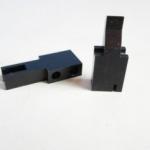 CNC machining billet aluminum parts anodizing in black