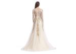 Saudi Arabic Beaded Bridesmaid Dresses , V - Neck Unique Bridesmaid Dresses