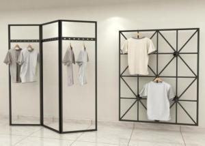 Quality Fashionable Style Clothing Display Rack / Metal Retail Clothes Display Stands wholesale