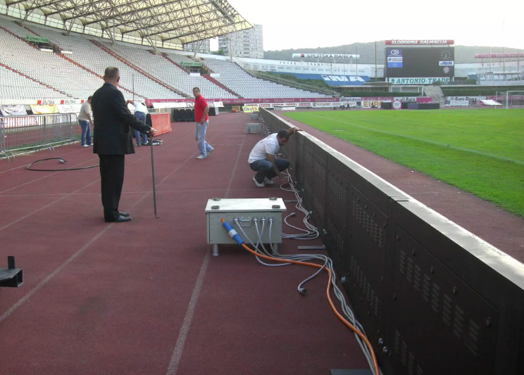 P5 P6 P8 P10 Stadium Perimeter Led Screen Modules Soccer Scoreboard