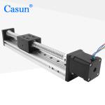 Micro Nema 17 Ball Screw Slider Rail With Nema 17 Hybrid Stepper Motors CE RoHS