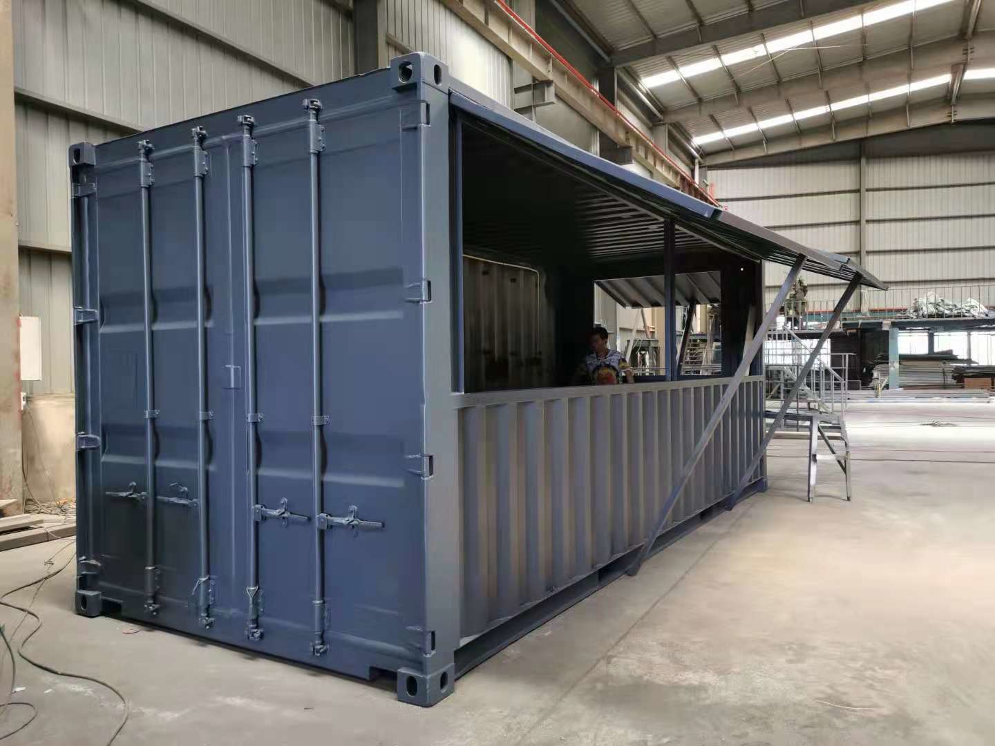 20HC Prefab Shipping Container House With Terrace 22t Payload