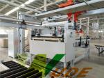Short Cycle Low Pressure Laminate Machine , Furniture Laminating Line 100 sheets